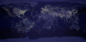 earth, globalisation, network